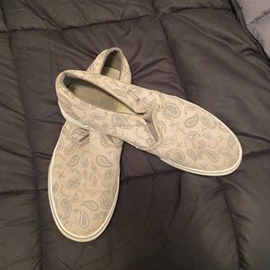 Grey Paisley Vans